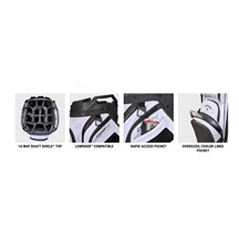 Callaway ORG 14 HD Cartbag, rot/weiss/dunkelblau