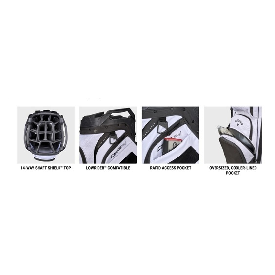 Callaway ORG 14 HD Cartbag, rot/weiss/dunkelblau