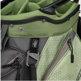 Callaway Chase 14 Cartbag, steel grau/rot