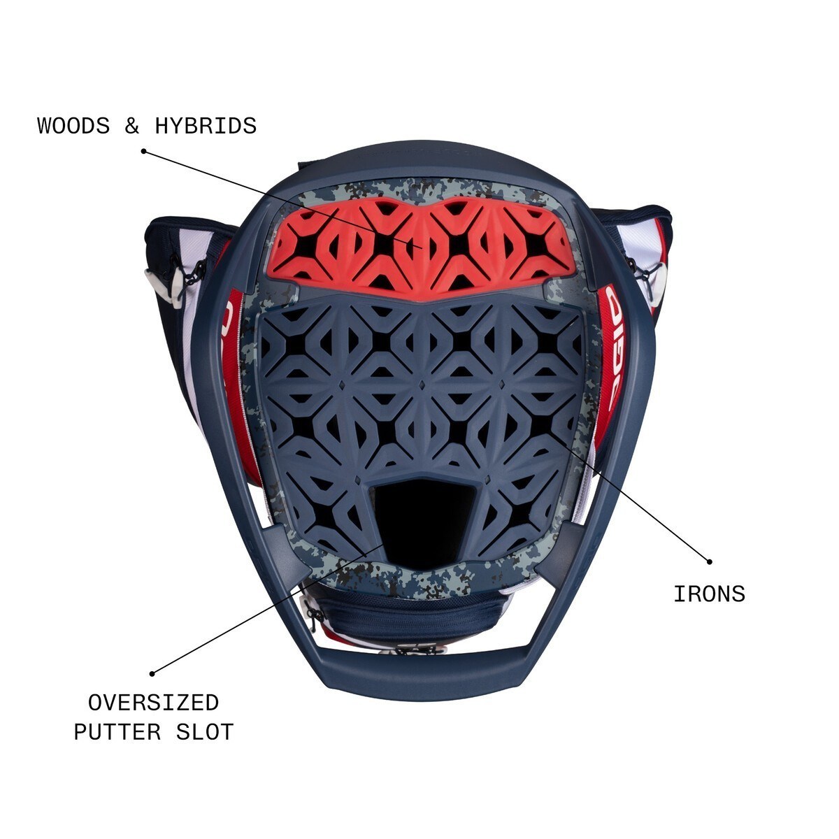 Ogio All Elements Silencer Cartbag, blue sky