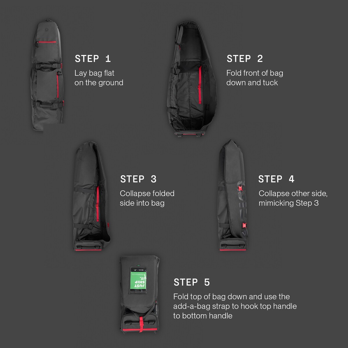 Ogio Alpha Mid TravelCover, tarmac