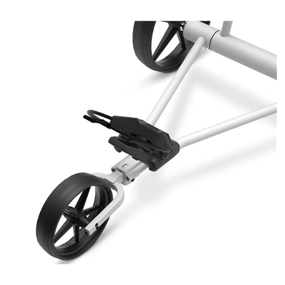 Big Max e-TI Elektrotrolley + Akku und Ladegerät, grau + Batterie, Ladegerät, 27+ Batterien