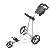 Big Max e-TI Elektrotrolley + Akku und Ladegerät, grau + Batterie, Ladegerät, 27+ Batterien
