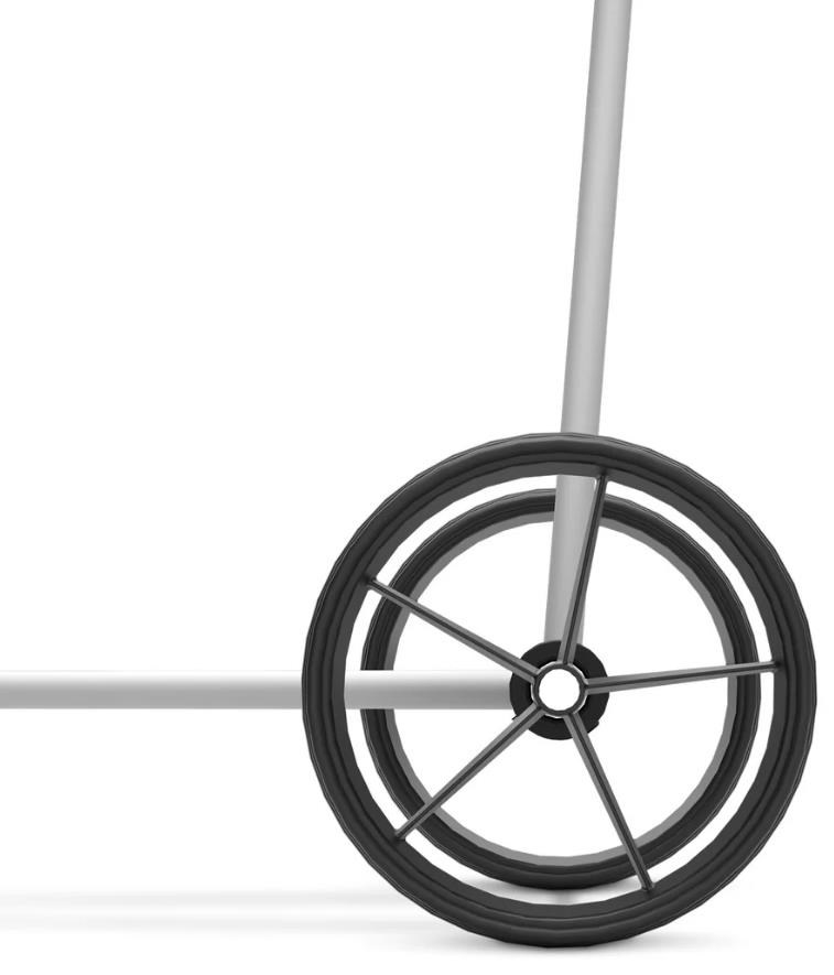 Big Max e-TI Elektrotrolley + Akku und Ladegerät, grau + Batterie, Ladegerät, 27+ Batterien