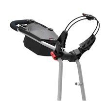 Big Max e-TI Elektrotrolley + Akku und Ladegerät, grau + Batterie, Ladegerät, 27+ Batterien