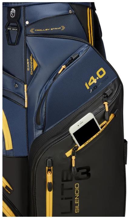 Big Max Dri Lite Silencio 3 Cartbag, black/navy/corn