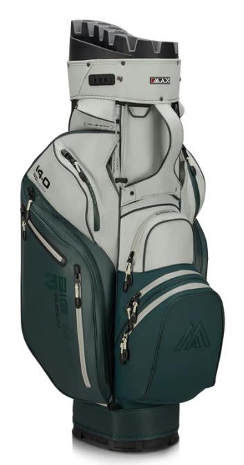 Big Max Dri Lite Silencio 3 Cartbag, forest green/off white