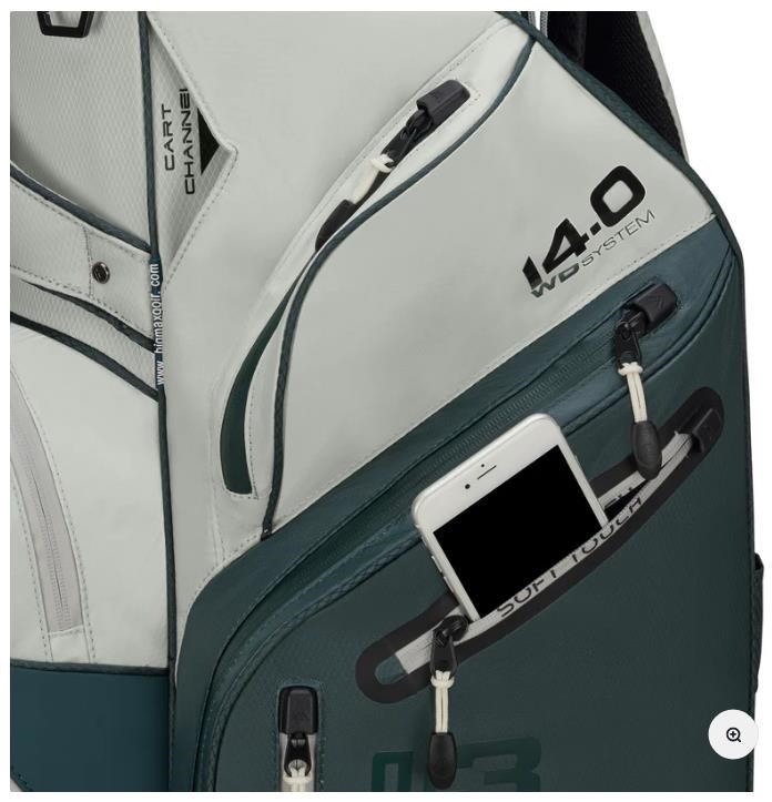 Big Max Dri Lite Silencio 3 Cartbag, forest green/off white