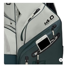 Big Max Dri Lite Silencio 3 Cartbag, forest green/off white