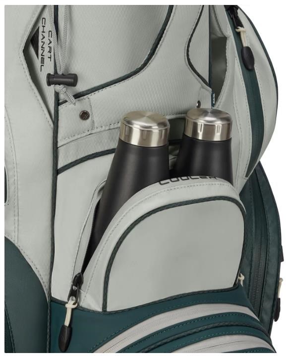 Big Max Dri Lite Silencio 3 Cartbag, forest green/off white