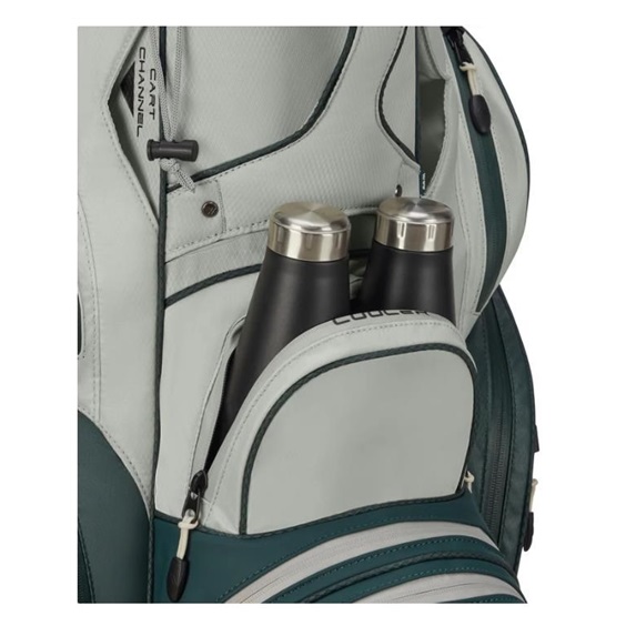 Big Max Dri Lite Silencio 3 Cartbag, forest green/off white