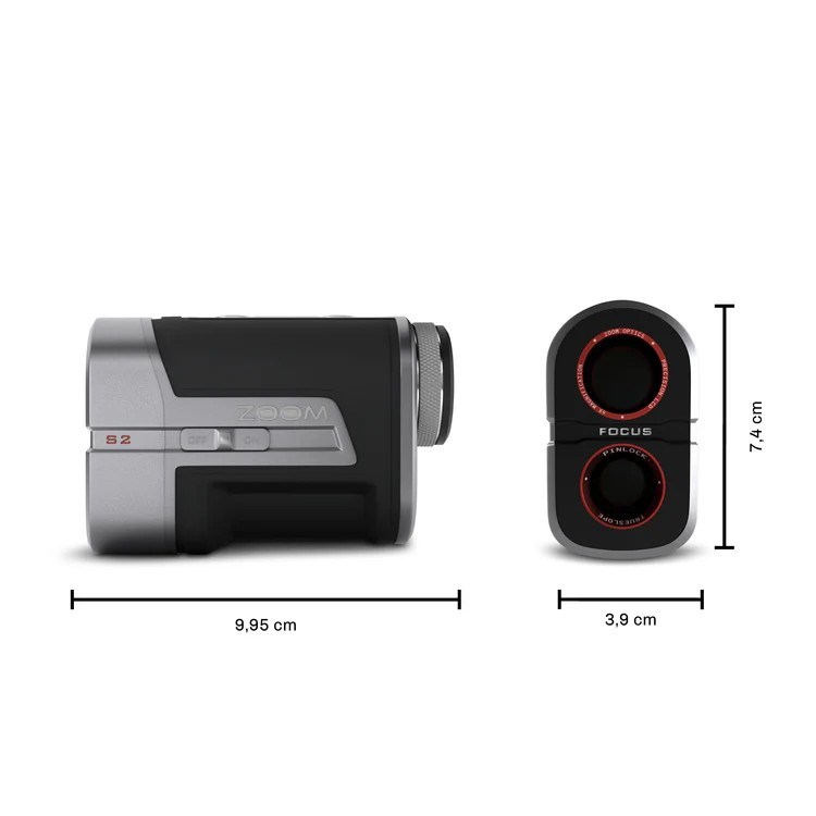 Zoom Focus S Laser Distanzmesser, schwarz/silber