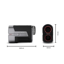 Zoom Focus S Laser Distanzmesser, schwarz/silber