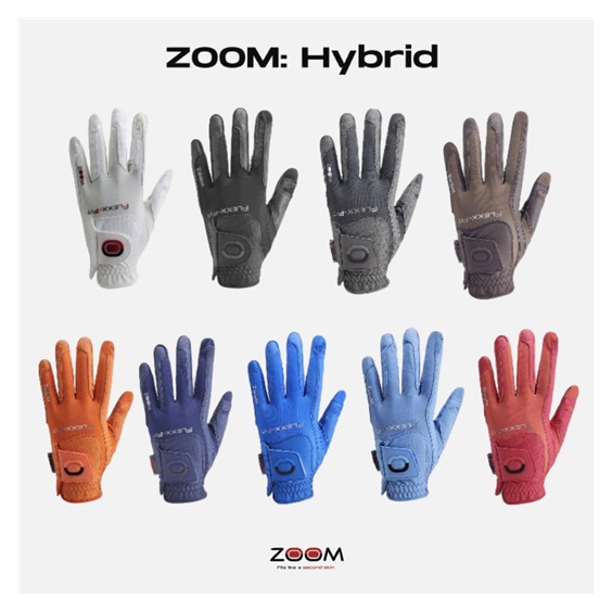 Zoom Hybrid Damen Handschuh, rot
