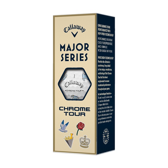 Callaway Limited Edition Chrome Tour Major Series: July Major 2026 Golfbälle