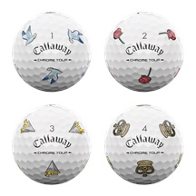 Callaway Limited Edition Chrome Tour Major Series: July Major 2026 Golfbälle