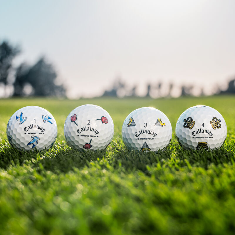 Callaway Limited Edition Chrome Tour Major Series: July Major 2026 Golfbälle