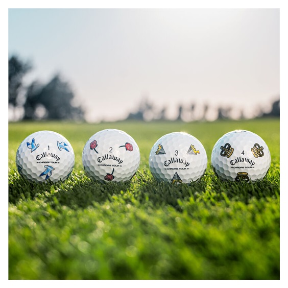 Callaway Limited Edition Chrome Tour Major Series: July Major 2026 Golfbälle