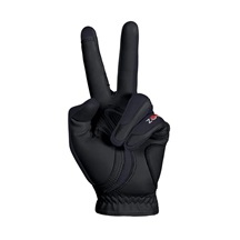 Zoom Hybrid Herren Handschuh, schwarz