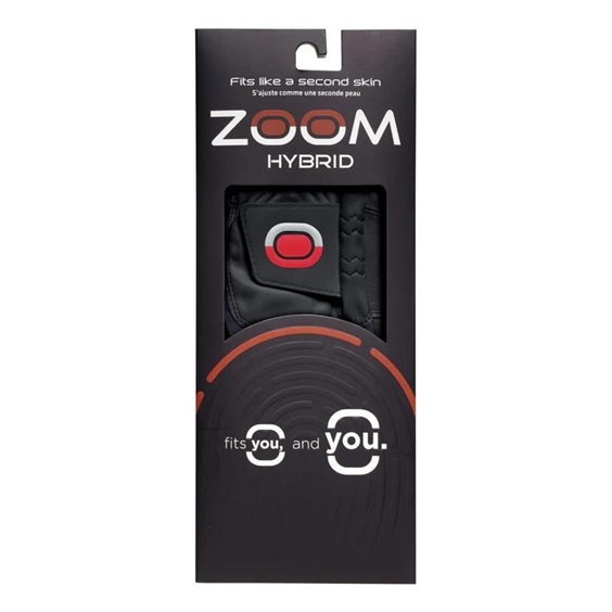 Zoom Hybrid Herren Handschuh, schwarz