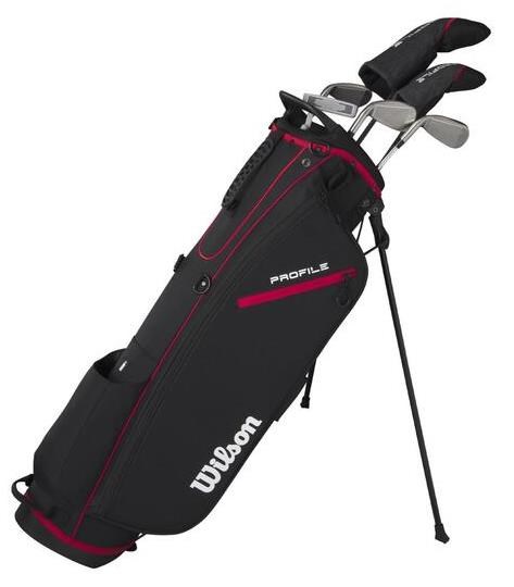 Wilson Profile Herren Golfset, Graphit, + Standbag