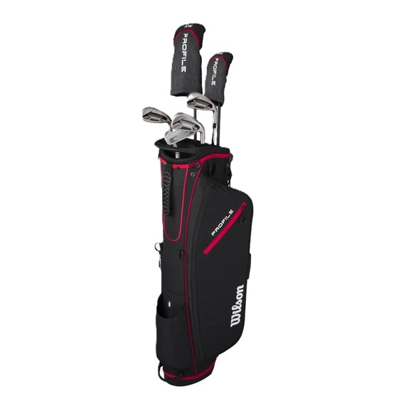 Wilson Profile Herren Golfset, Graphit, + Standbag