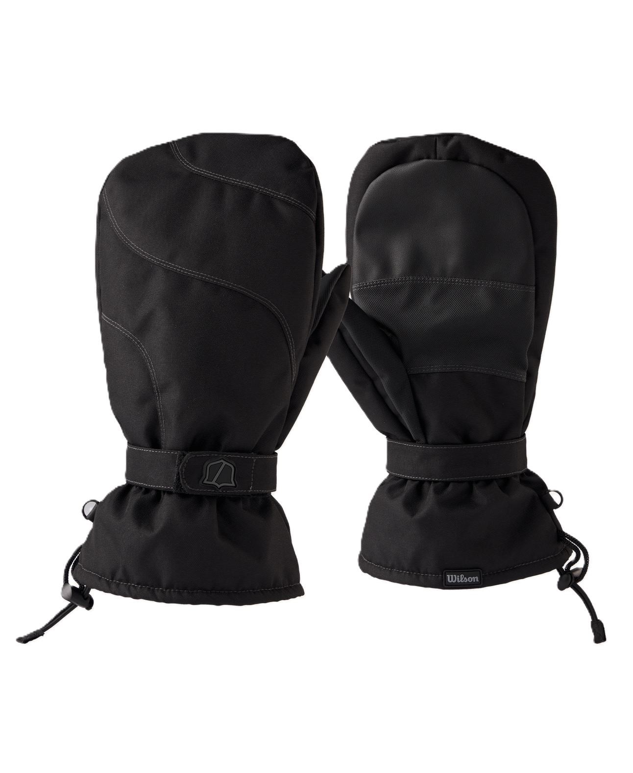 Wilson Winter Mittens Herren Handschuhe, schwarz