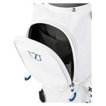 Wilson Talus 5 Stand Bag, Weiß/Rot/Blau