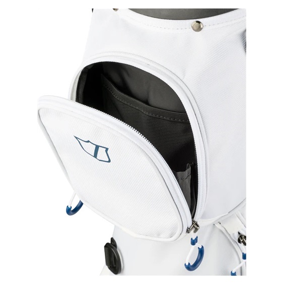 Wilson Talus 5 Stand Bag, Weiß/Rot/Blau