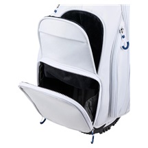Wilson Talus 5 Stand Bag, Weiß/Rot/Blau