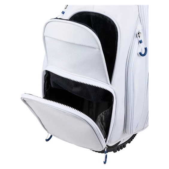 Wilson Talus 5 Stand Bag, Weiß/Rot/Blau