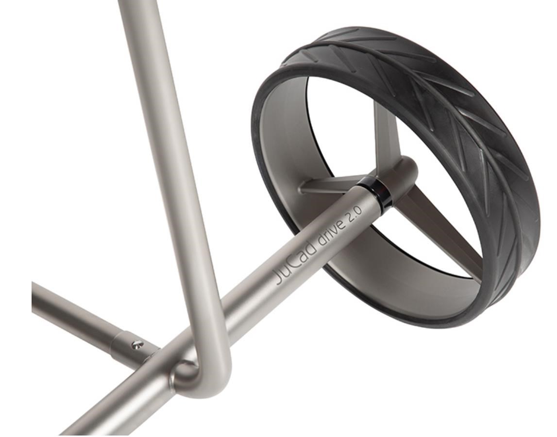 JuCad drive Stainless Steel 3.0 Elektro-Trolley, silber