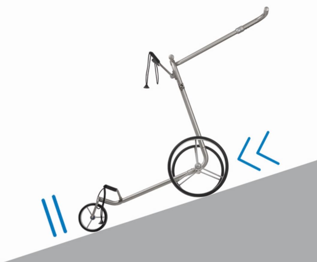 JuCad drive Stainless Steel 3.0 Elektro-Trolley, silber