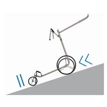 JuCad drive Stainless Steel 3.0 Elektro-Trolley, silber