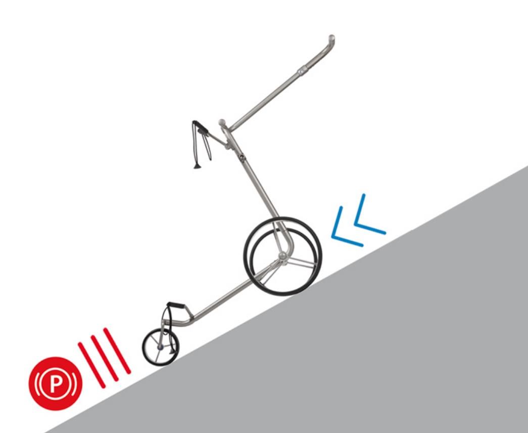 JuCad drive Stainless Steel 3.0 Elektro-Trolley, silber