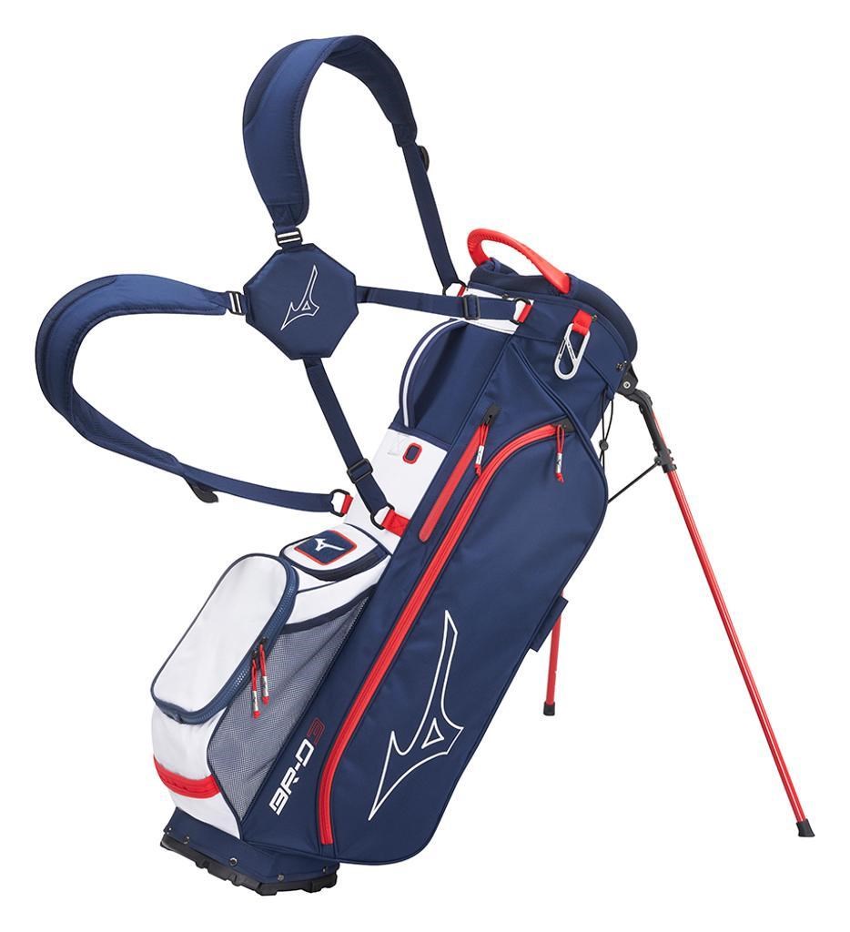 Mizuno BR-D3 Standbag, Navy/Rot