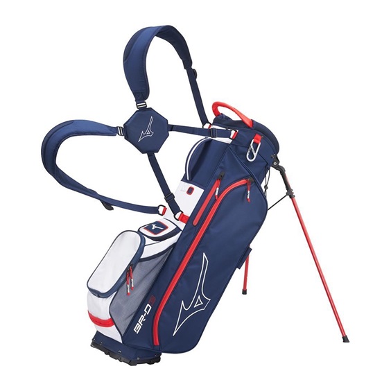 Mizuno BR-D3 Standbag, Navy/Rot