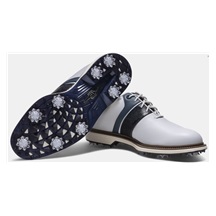 FootJoy Premiere Series Packard Herren Golfschuhe, weiss/blau