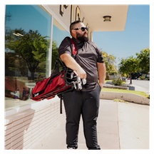 Sunday Golf El Camino Pencilbag, ron burgundy