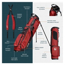 Sunday Golf El Camino Pencilbag, ron burgundy