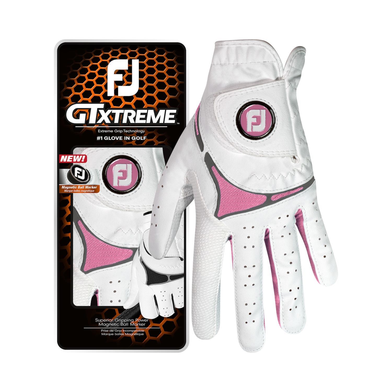 FootJoy GTxtreme Damen Golfhandschuh, weiss/rosa