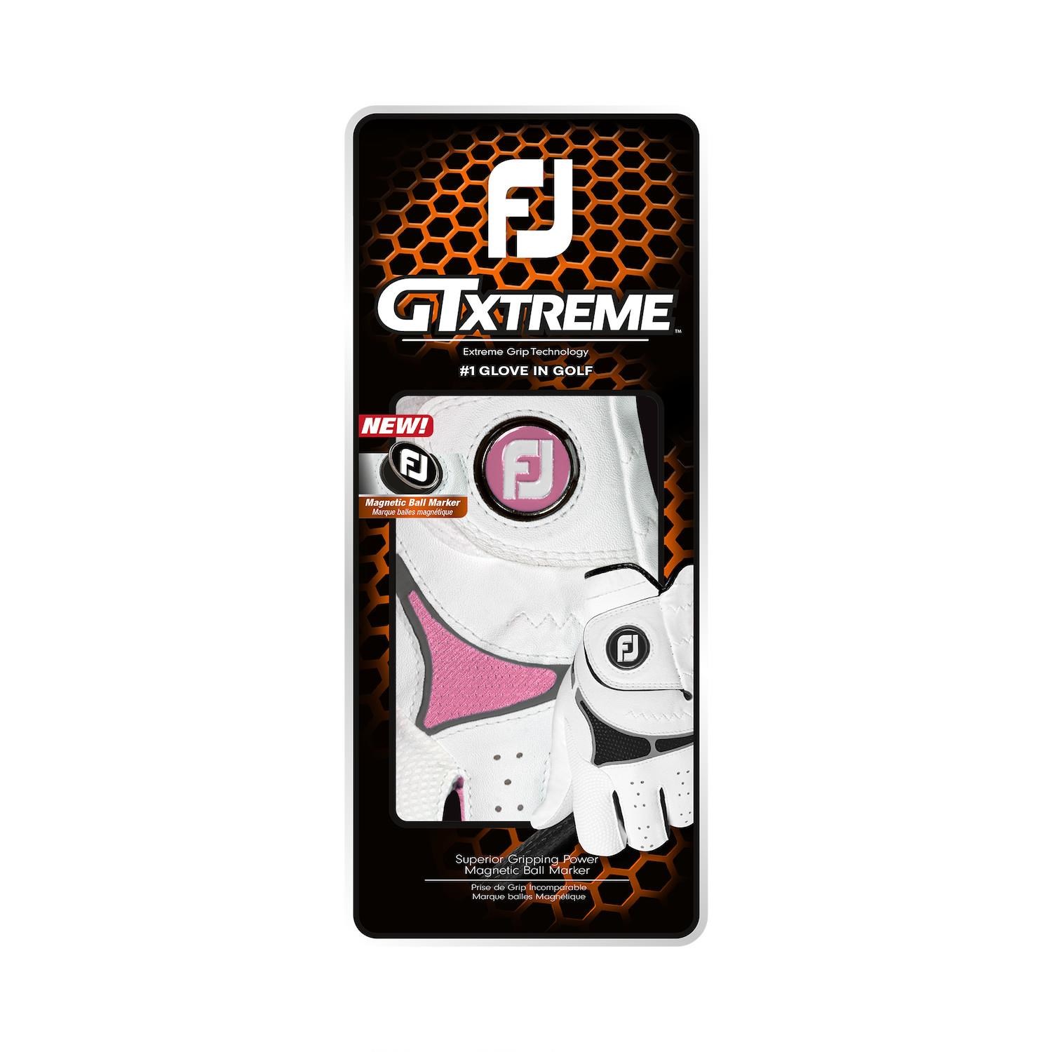 FootJoy GTxtreme Damen Golfhandschuh, weiss/rosa