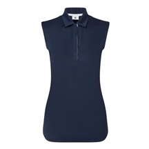 FootJoy Sleeveless Lisle Damen Poloshirt, dunkelblau