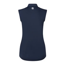 FootJoy Sleeveless Lisle Damen Poloshirt, dunkelblau