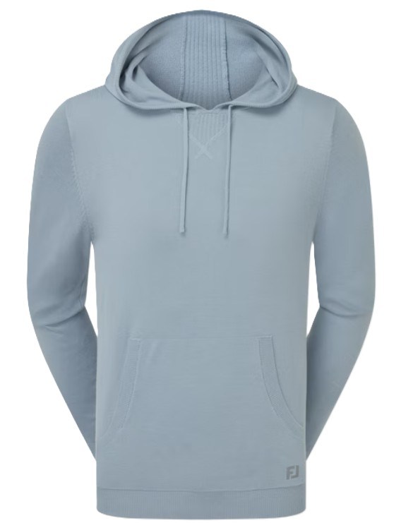 FootJoy drirelease Knit Hoodie Herren Sweatshirt, chambray