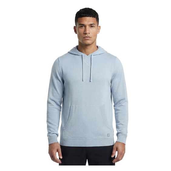 FootJoy drirelease Knit Hoodie Herren Sweatshirt, chambray
