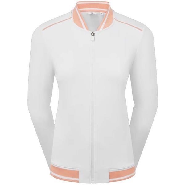 FootJoy Track Damenjacke, weiss/desert peach