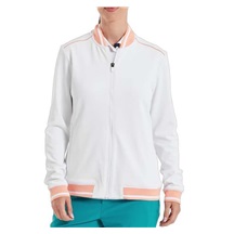 FootJoy Track Damenjacke, weiss/desert peach