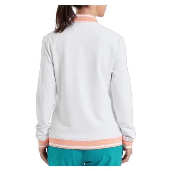 FootJoy Track Damenjacke, weiss/desert peach