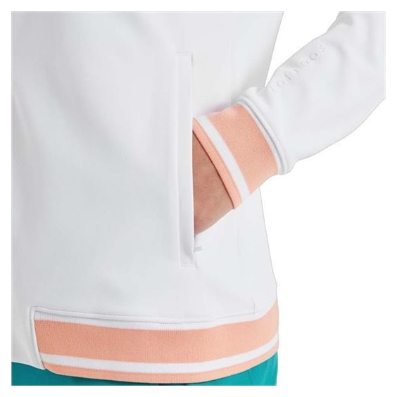 FootJoy Track Damenjacke, weiss/desert peach